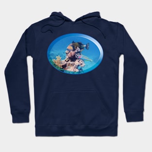 Triggerfish On A Coral | Red Sea Dive | Hoodie